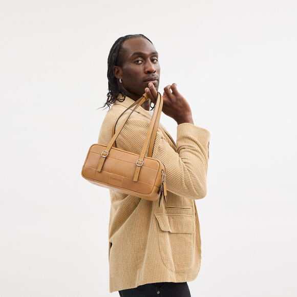 Coachtopia Alter/Ego Satchel Bag In Checkerboard Upcrafted Leather - Picture 9 of 9